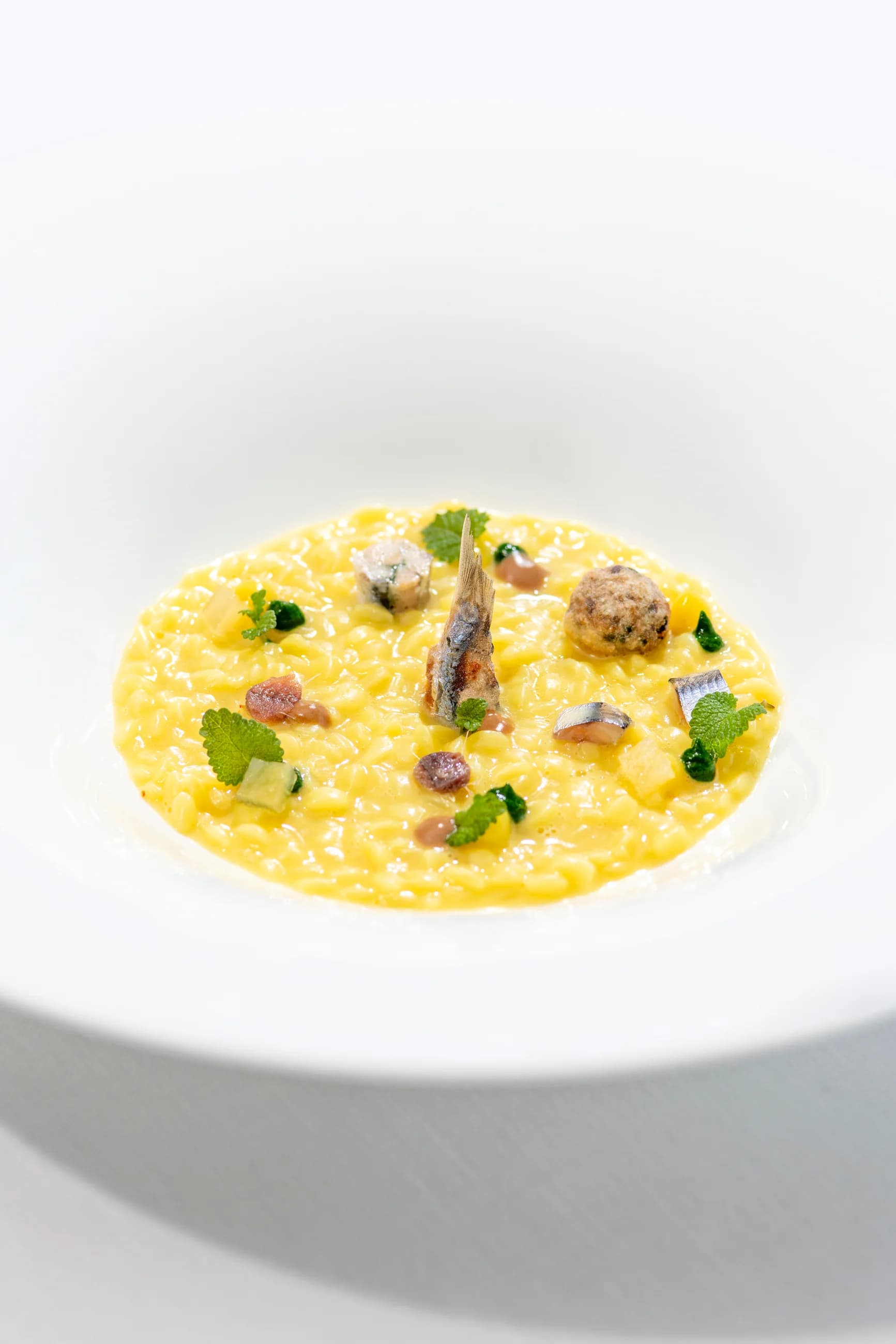Riso di pasta alle alici e la loro colatura